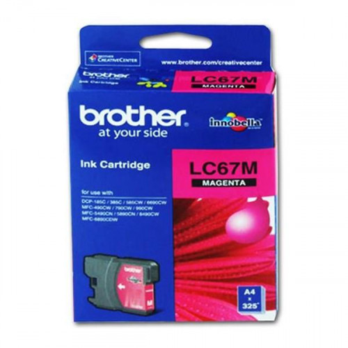 BROTHER LC-67M KARTUS MAGENTA (325 SAYFA)