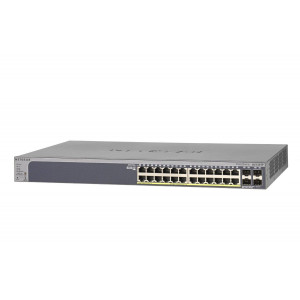 NETGEAR GS728TP 24 PORT 10/100/1000 POE 192W +4SFP YONETILEBILIR SWITCH