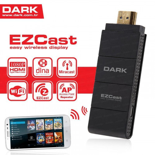 DARK DK-AC-TVEZCAST EZCAST KABLOSUZ HDMI GORUNTU AKTARIM KITI