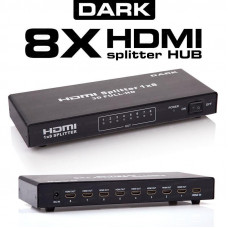 DARK (DK-HD-SP8X1) FULLHD 1GIRIS 8CIKIS HDMI SPLITTER (SINYAL COGALTICI)