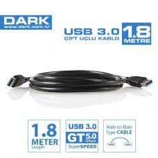 DARK (DK-CB-USB3AL180) 1.8M USB 3.0 ERKEK-ERKEK DATA KABLOSU