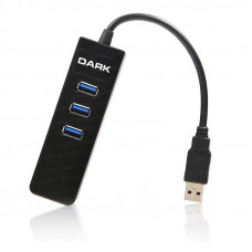 DARK DK-AC-USB330GL GIGABIT ETHERNET GIRISLI 3 PORT USB3.0 HUB