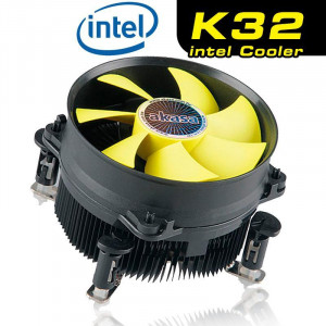 AKASA K32 INTEL LGA 775/1151/1155/1156 PERFORMANS CPU SOGUTUCU (AK-CC7117EP01)