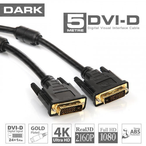 DARK (DK-CB-DVIL500) E/E DVI 24+1 5 METRE DVI GORUNTU KABLOSU