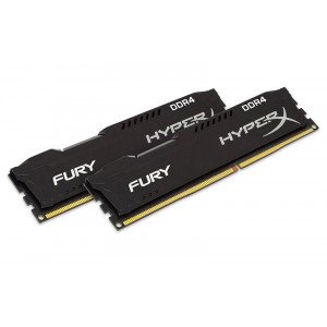 32 GB (2x16GB) DDR4 2400 MHz KINGSTON HYPERX FURY BLACK (HX424C15FBK2/32)