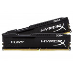 16 GB (2x8GB) DDR4 2400 MHz CL15 KINGSTON HYPERX FURY BLACK (HX424C15FB2K2/16)