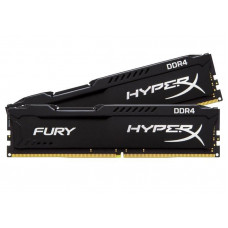 16 GB (2x8GB) DDR4 2400 MHz CL15 KINGSTON HYPERX FURY BLACK (HX424C15FB2K2/16)