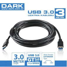 DARK USB 3.0 A TIP 3M UZATMA KABLOSU (DK-CB-USB3EXTL300)