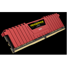 8 GB DDR4 2400 MHz CORSAIR VENGEANCE LPX CL16 RED (CMK8GX4M1A2400C16R)