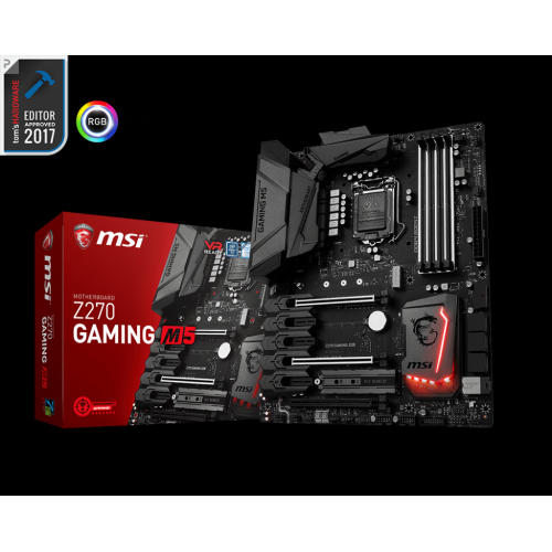 MSI Z270 GAMING M5 1151P DDR4 SES GLAN VGA SATA3 USB3.1 ATX