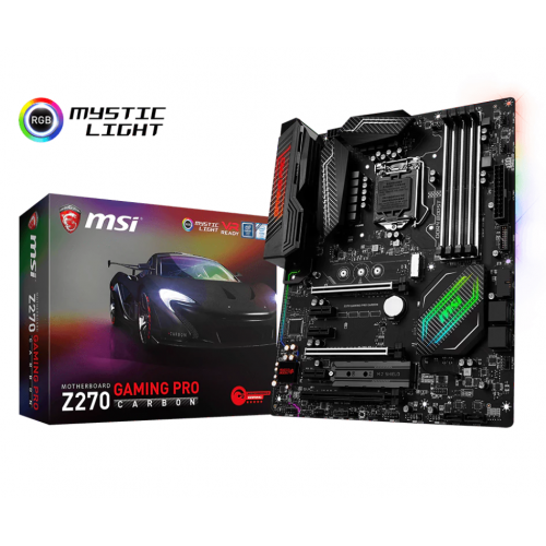 MSI Z270 GAMING PRO CARBON 1151P DDR4 SES GLAN VGA SATA3 USB3.1 ATX