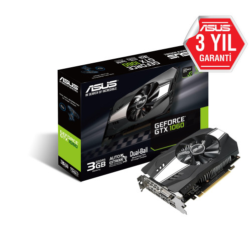 ASUS GTX1060 3GB GDDR5 192BIT DUAL 2xDP/2xHDMI/VGA (PH-GTX1060-3G)