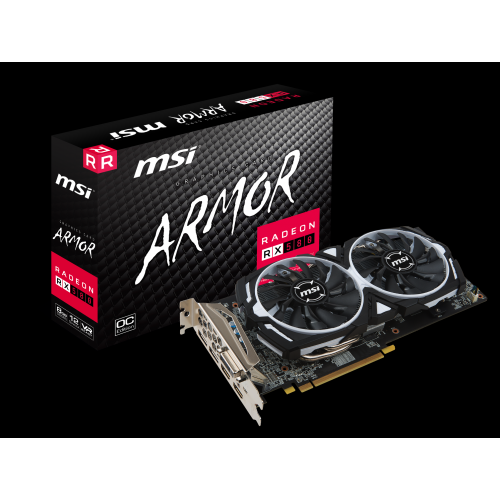 MSI RX-580 8GB GDDR5 256BIT ARMOR 2xDP/2xHDMI/DVI (RX 580 ARMOR 8G OC)