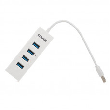 DARK DK-AC-USB343 CONNECT MASTER 4 PORT USB3.0 BEYAZ USB HUB