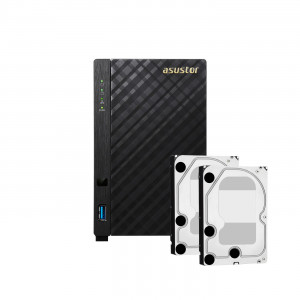 ASUSTOR AS02T-20TB 2x10TB 7/24 KURUMSAL DISK DAHIL