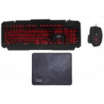 HIPER DARK VANE V10 GAMING USB KABLOLU KLAVYE MOUSE SET + MOUSEPAD