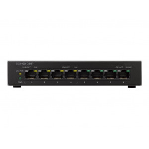 CISCO SG110D-08HP-EU 8 PORT 10/100/1000 4xPOE 32W YONETILEMEZ SWITCH