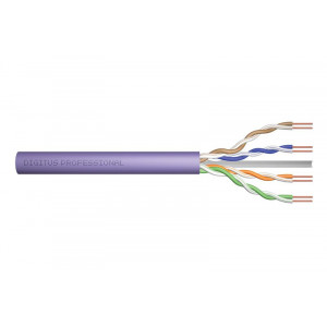 DIGITUS DK-1613-VH-305 CAT6 U-UTP 305M AWG 23/1 LSZH PATCH KABLO MOR