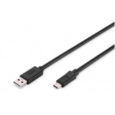 ASSMANN AK-300136-018-S 1.8M USB TYPE-A TO TYPE-C KABLO