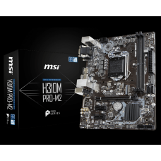 MSI H310M PRO-M2 DDR4 1151P DDR4 SES GLAN HDMI/DVI/VGA SATA3 USB3.1 MATX