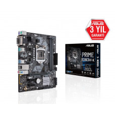 ASUS PRIME B360M-K 1151P DDR4 SES GLAN DVI/VGA SATA3 USB3.1 MATX