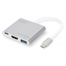 DIGITUS DA-70838-1 TYPE-C USB3.0 MULTIPORT ADAPTOR HDMI/2xUSB