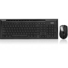 RAPOO 8200P Q TR KABLOSUZ KLAVYE MOUSE SET SIYAH