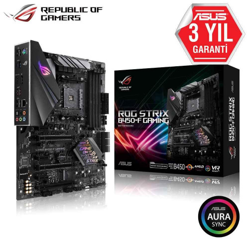 ASUS ROG STRIX B450-F GAMING AM4 DDR4 SES GLAN DP/HDMI SATA3 USB3.1 ATX