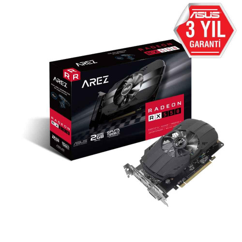 ASUS RX-550 2GB GDDR5 128BIT AREZ PHOENIX DP/HDMI/DVI (AREZ-PH-RX550-2G)