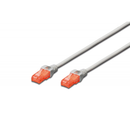 DIGITUS DK-1617-0025 CAT6 U-UTP 0.25M AWG 26/7 LSZH PATCH KABLO GRI