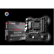 MSI B450M BAZOOKA V2 AM4 DDR4 SES GLAN HDMI/DVI SATA3 USB3.1 ATX