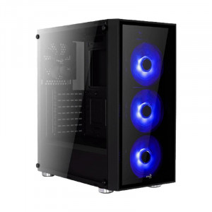 AEROCOOL QUARTZ 500W 80+BRONZE 4x12CM FAN USB3.0 PENCERE ATX KASA(AE-QRTZ-BL580)