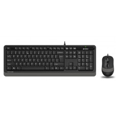 A4 TECH F1010 USB KABLOLU Q KLAVYE MOUSE SET GRI