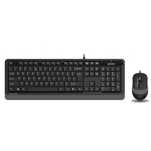 A4 TECH F1010 USB KABLOLU Q KLAVYE MOUSE SET GRI