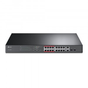 TP-LINK TL-SL1218MP 2 PORT 10/100/1000 16x 10/100 POE +2SFP YONETILEMEZ SWITCH