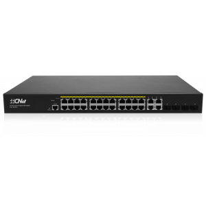 CNET CGS-24X4SFW 24 PORT 10/100/1000 POE 450W +4SFP YONETILEBILIR SWITCH