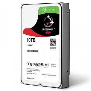 SEAGATE IRONWOLF 10 TB 7200RPM SATA3 256MB 210MB/S RV 180TB/Y NAS(ST10000VN0008)