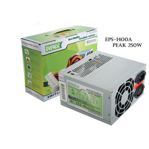 EVEREST EPS-1400A PEAK-200W PEAK-250W POWER SUPPLY