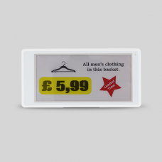 3.50" Elektronik Raf Etiketi (ESL) (BWRY)