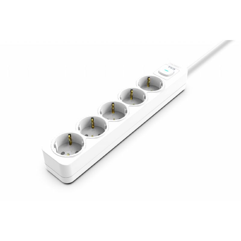 İnca Ipw-44gb 5 Port Akım Korumalı Led Tuşlu Priz 1.5m - Beyaz