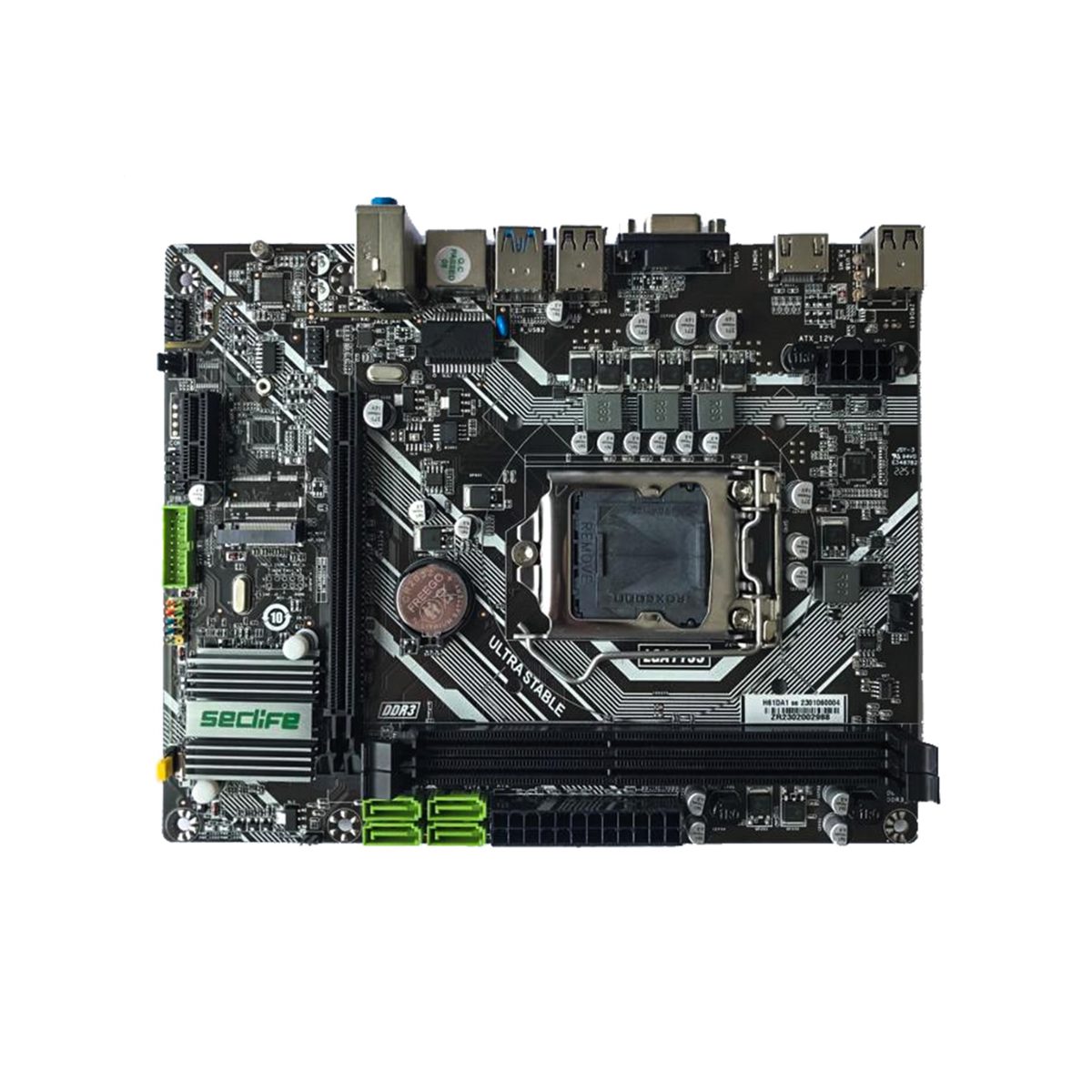 Seclife H61DA1 V91 H61 S+V+L Hdmı M.2 SSD DDR3 MATX 1155p