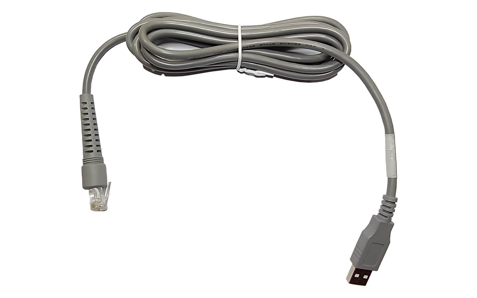 Zebex Z3000 / Z3001 / Z3101 seri Barkod Okuyucu USB Kablosu (Düz)