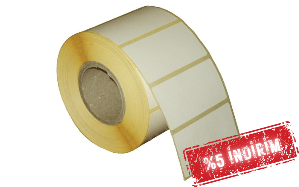 Termal Etiket 60mm X 30mm 1li