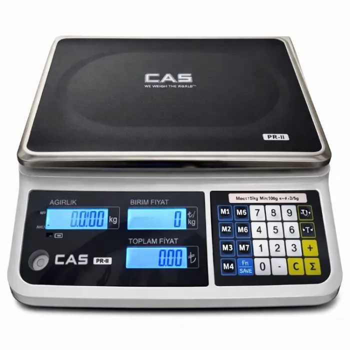 CAS PRII CB 6-15-30 kg. Onaylı Tartım Terazisi