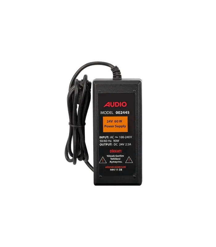 AUDİO 002445 BUS PLUS 24V 60 WATT POWER SUPPLY