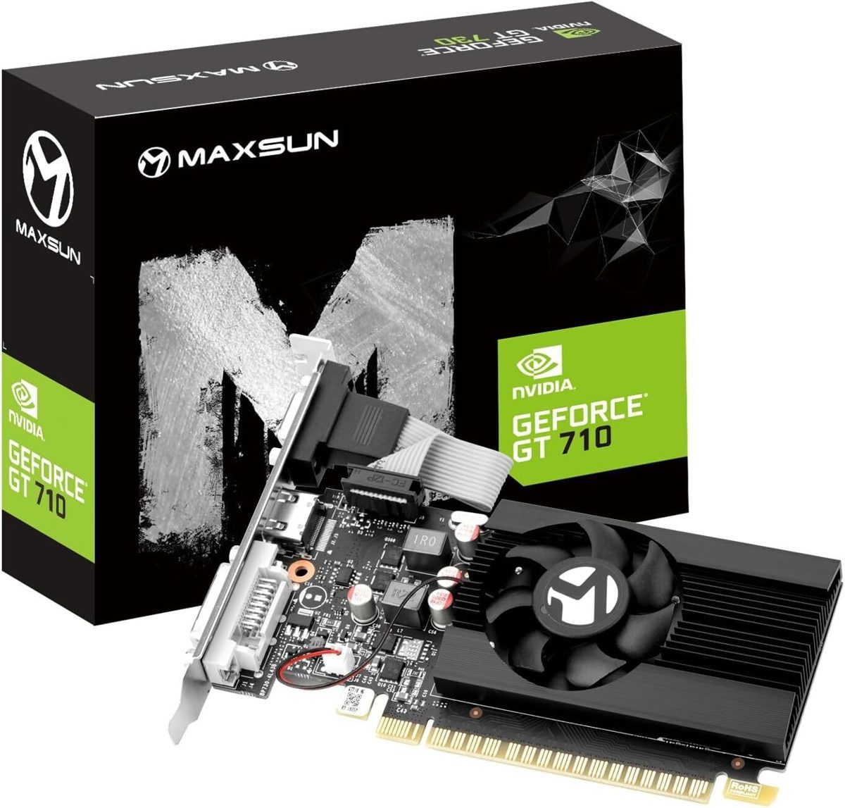 Maxsun GT710 SILENT GT710-LP-4G 4GB GDDR3 64 Bit Nvidia Ekran Kartı