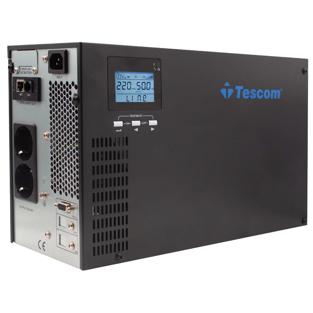 Tescom CL-101 1 KVA 1F/1F (3x9AH) Online Ups