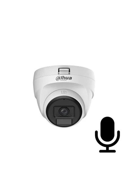 Dahua HAC-T1A51-U-IL-A 5MP 2.8MM 25M IR DualLight Eyeball Sesli HD-CVI Kamera