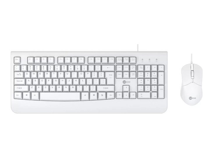 Lenovo Lecoo CM101 Q Türkçe USB Beyaz Klavye + Mouse Seti