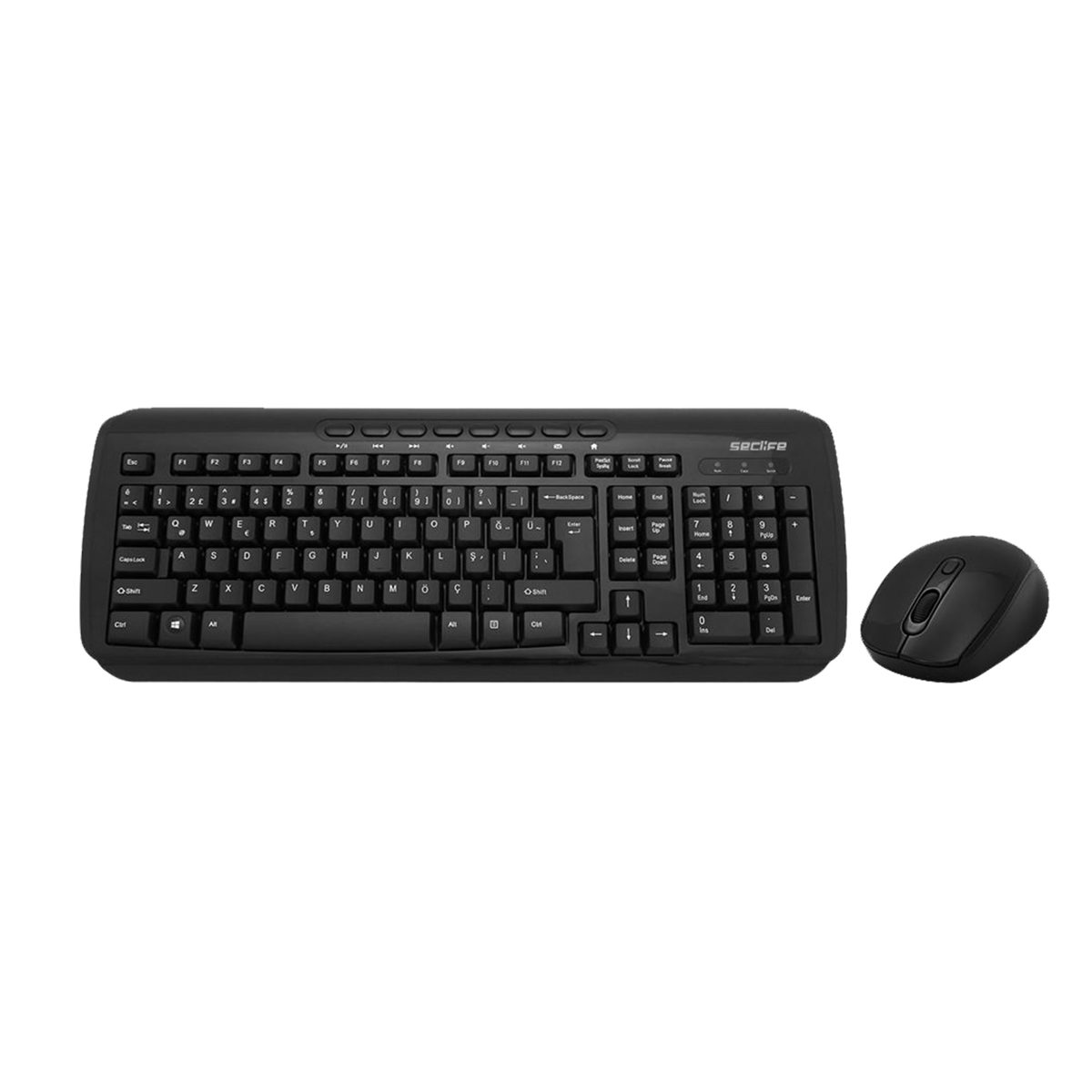 Seclife SLK-4525WQ Usb Kablosuz Klavye Mouse Set